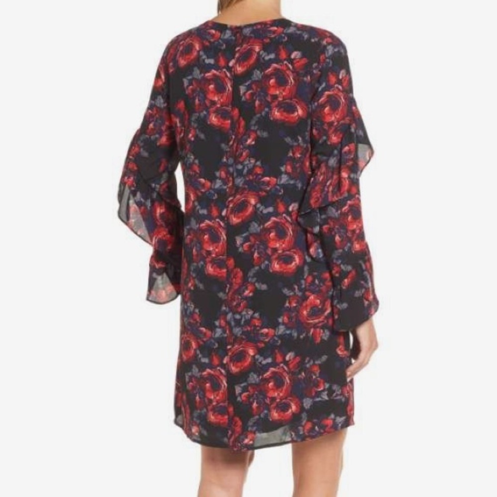 Halogen Ruffle Shirt Dress